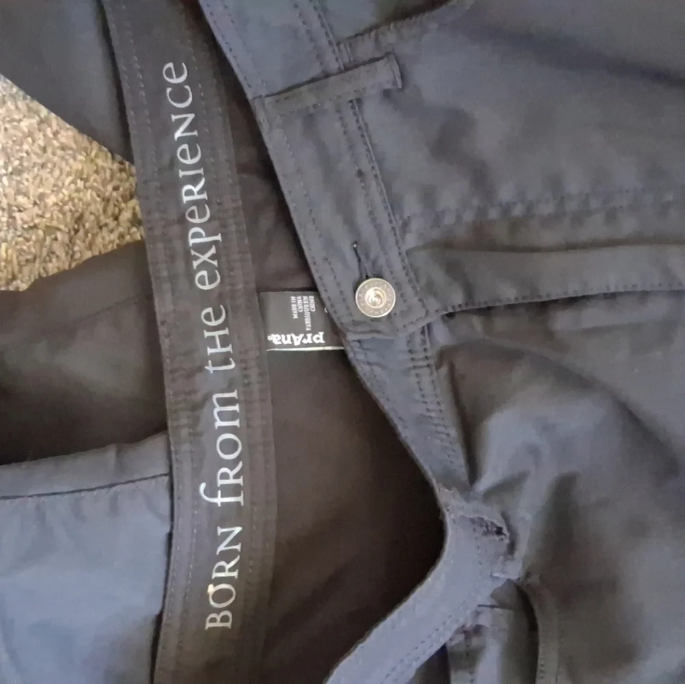 Prana Convertible Cargo Fleece Lined Pants Sz 38 Outdoors Hiking Minimalist - Picture 10 of 10